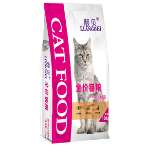 靓贝猫粮10kg牛肉配方通用型成猫