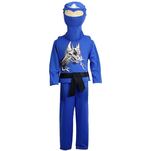 儿童忍者扮演服装 COSPLAY乐高忍者衣服 万圣节COS Ninja costume