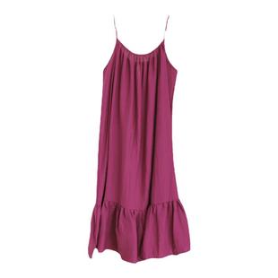 韩系女童吊带裙夏季中大童无袖连衣裙海边沙滩裙少女度假背心裙子