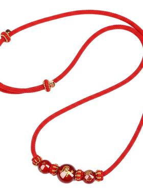 灵隐属马本命年挂件太岁红绳