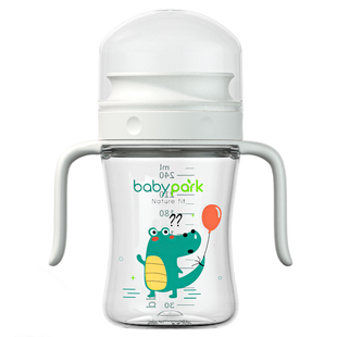 学饮杯儿童水杯吸管牛奶杯婴儿喝奶宝宝喝水敞口奶瓶直饮杯嘬口杯