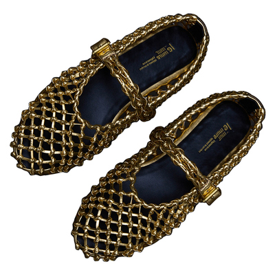 Le'Murmure手编镂空玛丽珍单鞋