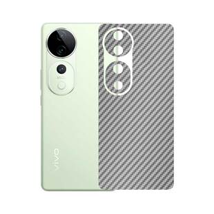 适用vivos19pro碳纤维背膜vivo S20后膜s18e手机后盖壳防刮保护膜s15/16防指纹12贴纸s10/9/7/6轻薄改色彩膜