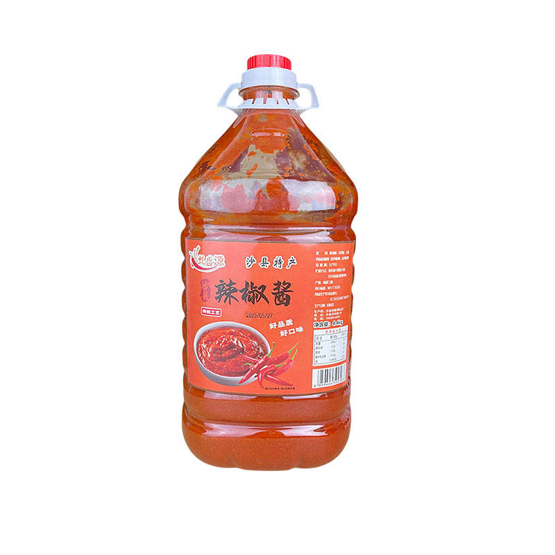 虬盛源桶装沙县辣椒酱蒜蓉纯辣酱