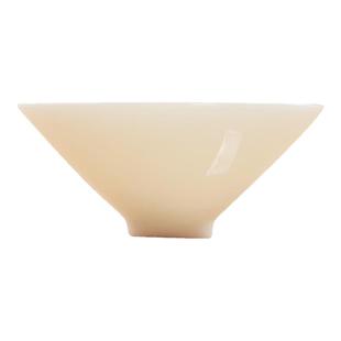 钰铨龙门 冰清玉洁匠心斗笠盏 德化传统中国白高端主人杯品茗茶杯