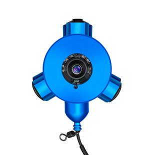 右拍K50探鱼器360度全景水下摄像头9寸屏幕感温感深浑水高清可视