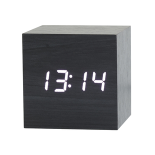 电子时钟表摆台式桌面LED数字显示时钟小闹钟2026新款儿童正方形