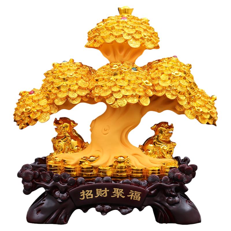 招财貔貅摆件摇钱树皮丘办公室