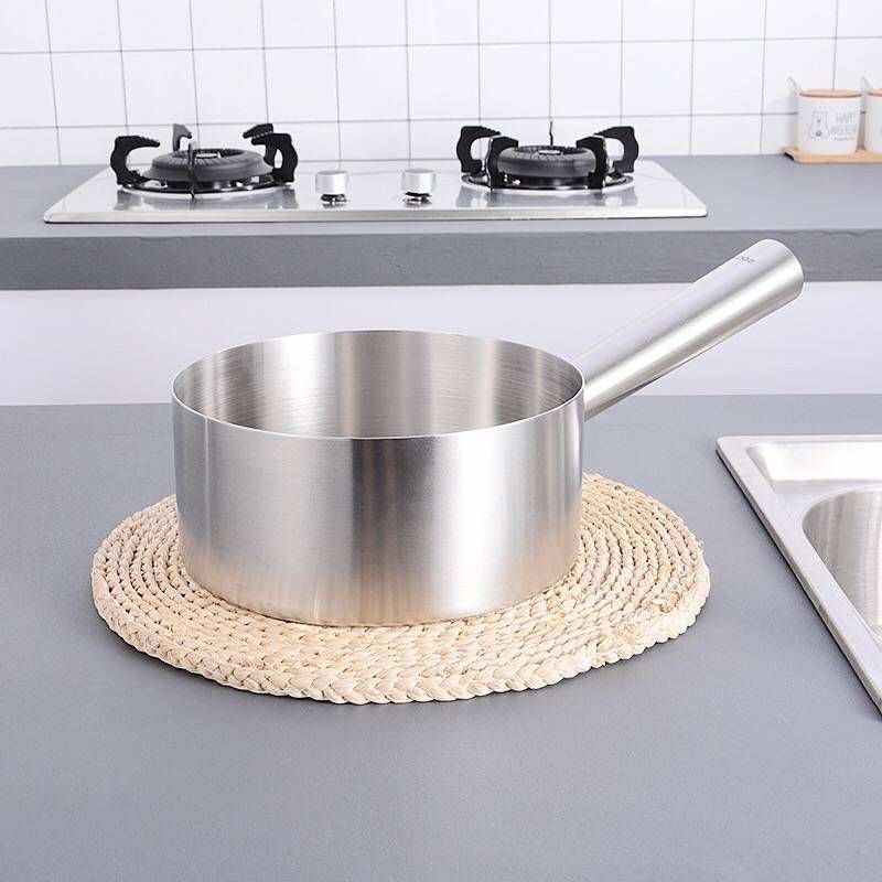 304平底水瓢斤勺不锈钢厨房勺子长柄平底汤勺长水加厚勺长柄舀把