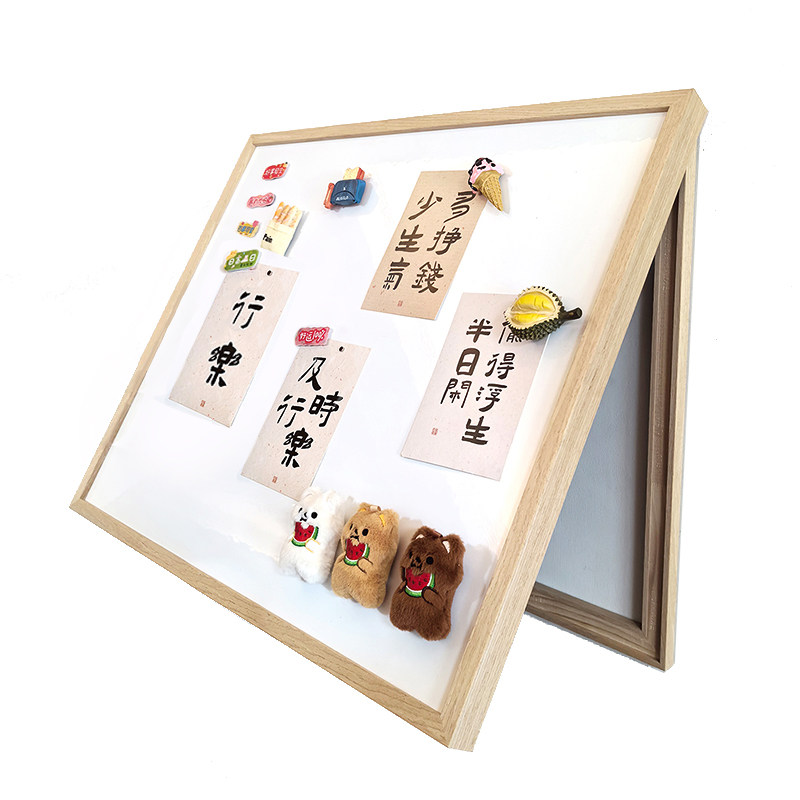 磁吸实木电表箱装饰画遮丑神器