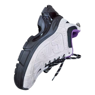 牛京皮面女休闲鞋波鞋老爹鞋