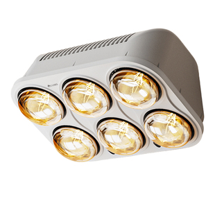 骆驼壁挂式灯暖浴霸6灯灯泡挂壁式取暖器挂墙式浴室卫生间免打孔