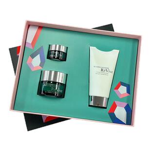 更新套组礼盒利维肤ReVive青瓜洁面125ml清爽版晚霜50ml眼霜15ml