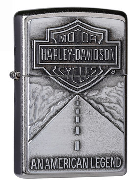 zippo打火机原装正品哈雷美国