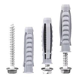 四面体膨胀管电视挂架膨胀螺丝钉电视机支架固定胀塞四面塑料