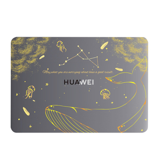 吉格士适用于华为matebook14s笔记本贴纸透明d电脑贴膜13寸磨砂Matebook15保护膜16简约全套Xpro外壳锐龙2024