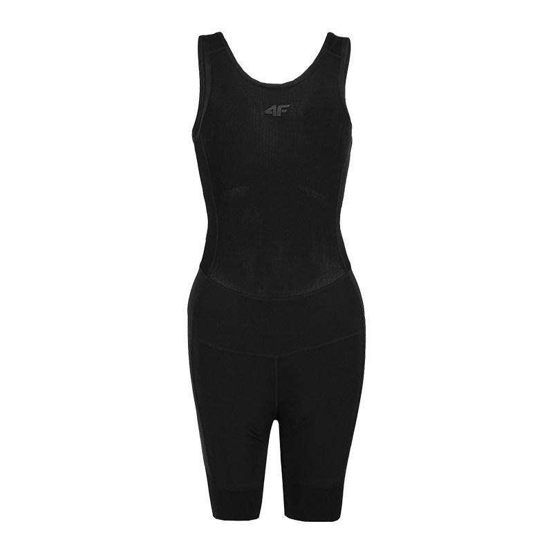 4F女士骑行服连体服连体衣自行车短裤夏季缓震屁垫公路车背带裤
