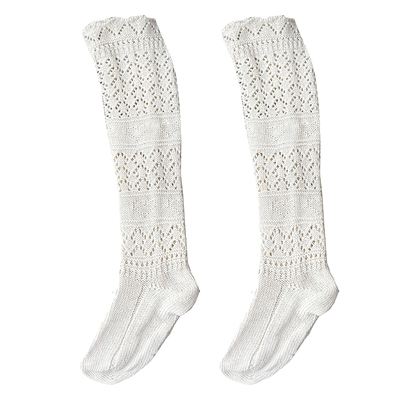 秋冬堆堆袜套针织腿套复古小腿袜