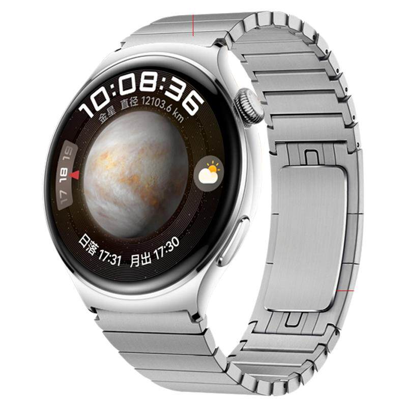 适用华为watch5新款手表带watch6pro保时捷gt7钢带watch4pro金属腕表带运动gt6智能5pro男士GT2高级buds夏季