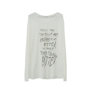 LONSLAN 2024 SUMMER 7/8 20:00NEW 微透长袖防晒字母T