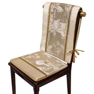 椅子套罩靠背巾座椅套中式餐桌椅垫套家用现代简约四季通用椅背巾