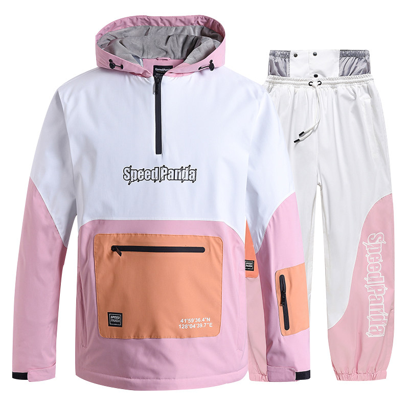 speedpanda滑雪服帽衫男女套装