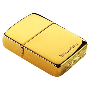 zippo打火机正品1941镀钛金雅痞镜面正版煤油防风创意送男士礼物