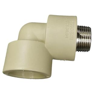 联塑PPR外牙弯头20*1/2外螺纹弯通25X4分外丝直弯32变6分1寸热熔