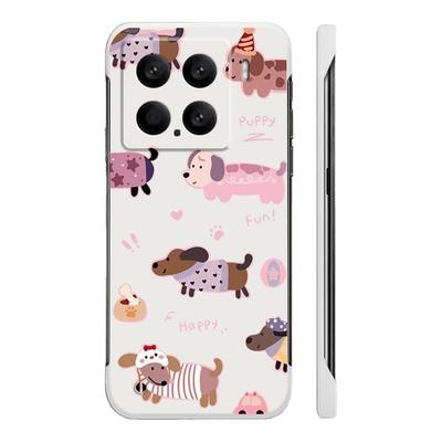 适用于小米15ULTRA手机壳可爱腊肠狗简约14pro新款12Spro半包不顶膜11超薄无边框mi13防摔个性CIVI4PRO硬壳