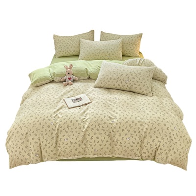 【亲肤水洗棉双层纱】被套单件