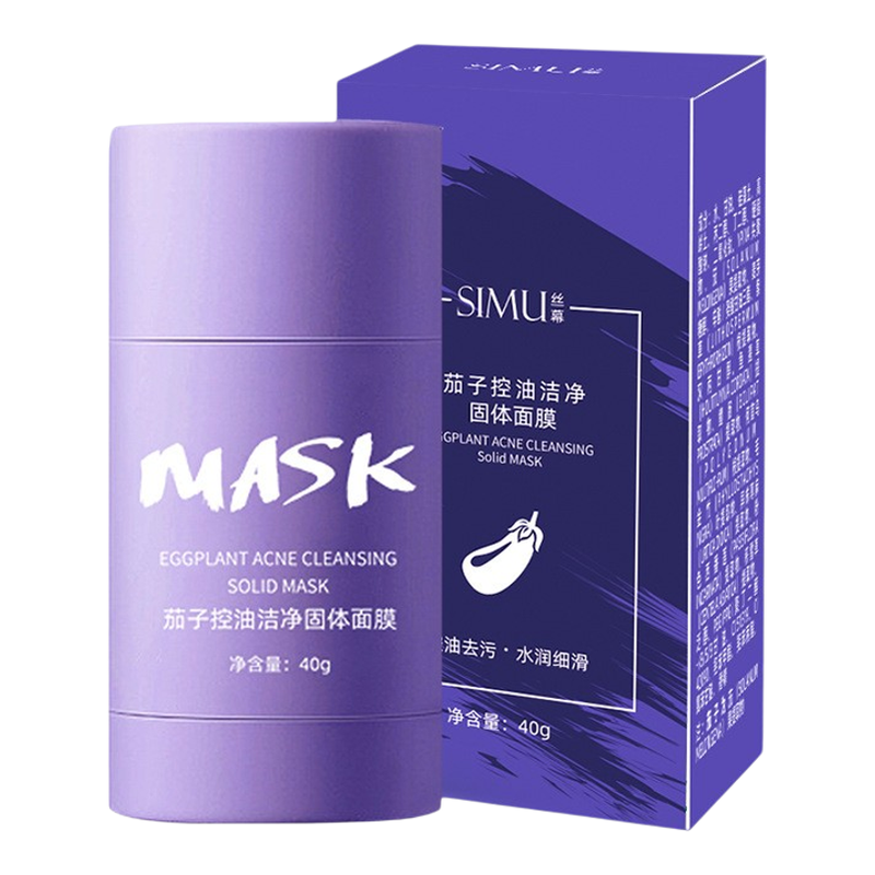 丝幕绿茶固体泥膜清洁控油去粉刺