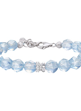 AWNL刺梨蔷薇海蓝宝手链