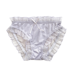 bluesock尼罗庄园蕾丝少女日系内裤甜美可爱低腰三角裤清纯透气