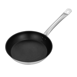 复合底不锈钢西厨不粘锅家用商用平底锅牛排锅煎锅电磁炉燃气通用