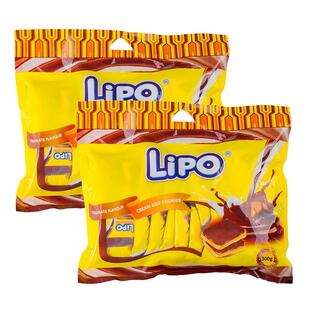 【官旗直售】Lipo面包干巧克力味300g*2袋 饼干小零食 越南进口