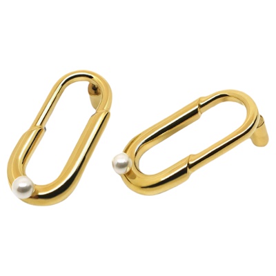 官方ALP JEWELRY霓虹上海系列施华洛水晶珍珠耳环夸张耳饰显脸小