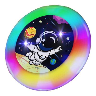 夜光飞盘儿童软闪发光飞碟玩具幼儿园专用可回旋镖户外运动小学生