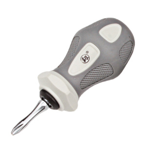 萝卜头短柄两用螺丝刀十字一字双头改刀小起子5mm6mm批头锣丝刀