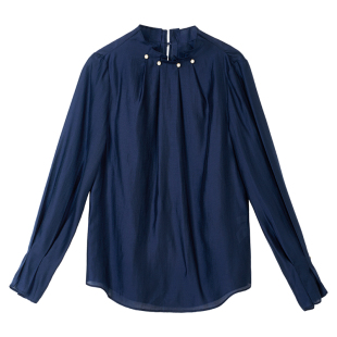 『显贵软缎』米思阳2026春季新款气质赛尔天丝衬衫精致小衫上衣女