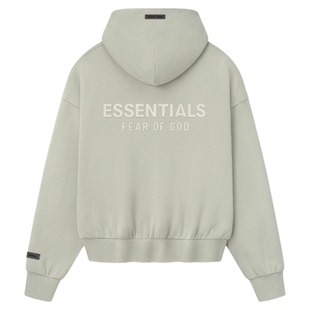 Fear of God Essentials 25春夏 Drop2 LOGO烫标印花连帽拉链卫衣