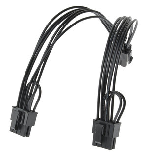 电脑电源6p转8pin显卡加长转接线8转双8pin拓展线D口转6pin供电线