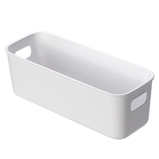 收纳盒桌面零食盒收纳神器长方形长条衣橱柜奶油大容量卧室厨房