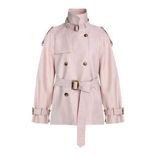 范洛Fano 艺术系短活页可拆卸肩章经典短风衣外套女小个子2026春