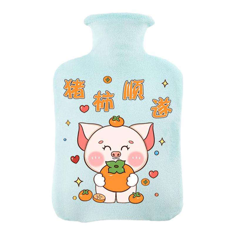 注水热水袋可爱灌水大小号暖手袋暖手宝卡通暖肚子暖脚专用暖水袋