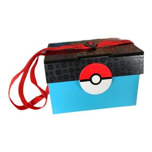 美国正品精灵宝可～梦神奇宝贝公仔背包收纳箱火山场景儿童玩具