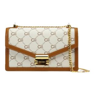 COOGI库奇包包女2025新款真皮高级感单肩斜跨包时尚小方包送女友