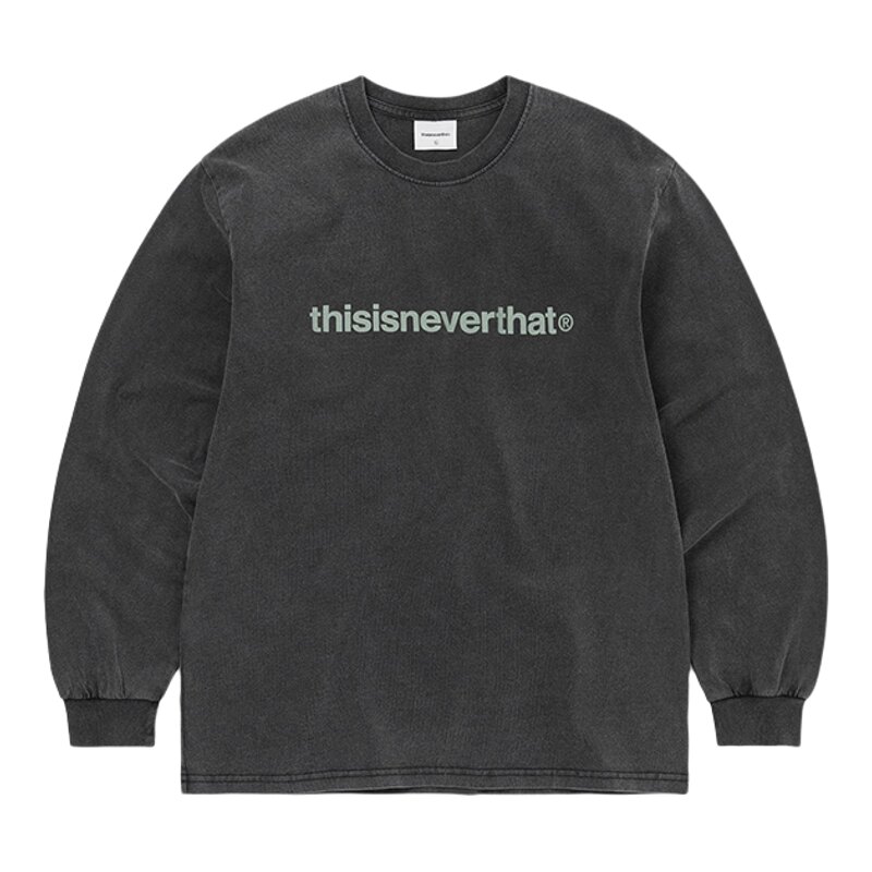 thisisneverthat® T-Logo L/S Tee 26年新春季纯色长袖T恤宽松