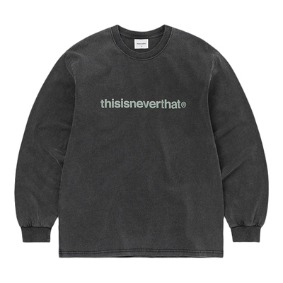 thisisneverthat® T-Logo L/S Tee 26年新春季纯色长袖T恤宽松