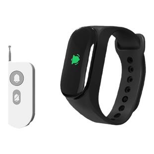 排队猫手表报警器无线手环震动报警 服务会所声光报警提醒一键遥控器紧急呼叫报警宾馆酒店休闲服务报警器