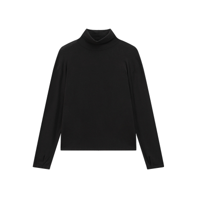 江南先生NewJNXS简约领标修身保暖毛衣秋冬高领拇指孔基础打底衫